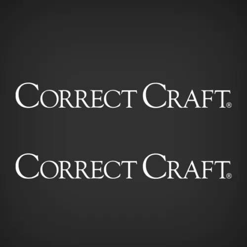 ” Correct Craft ” Boat Marine Decals (Set of 2) – OEM New Oracle