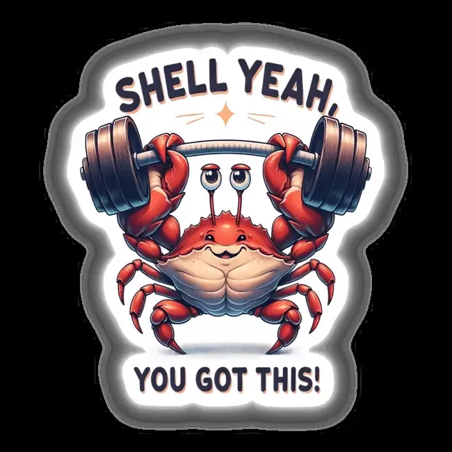 Crab Weightlifting Shell Yeah
