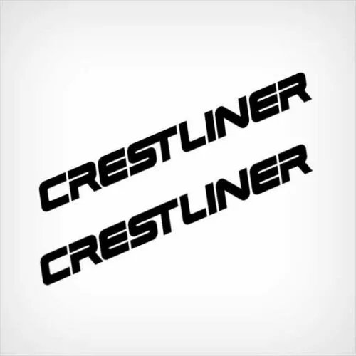 ” Crestliner ” Boat Marine Decals (Set Of 2) – OEM New Oracle *