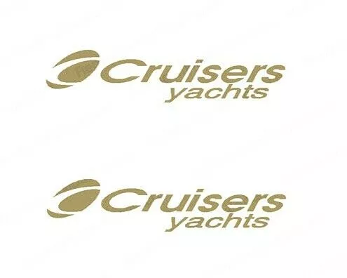 ” Cruiser ” Boats Yacht Decals (Set of 2) – OEM New Oracle *