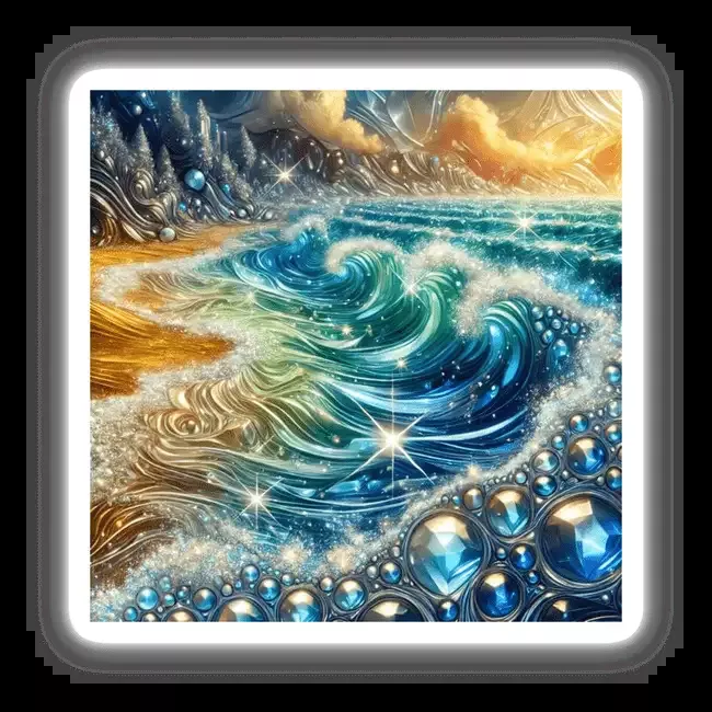 Crystal Waters – An Ocean of Shimmering Gemstones