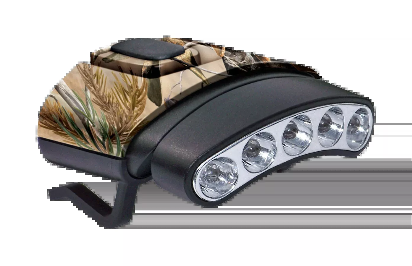 Cyclops CYCHCDTWGN Orion Tilt 30 Lumens Green/White LED Bulb Camo Clip-On