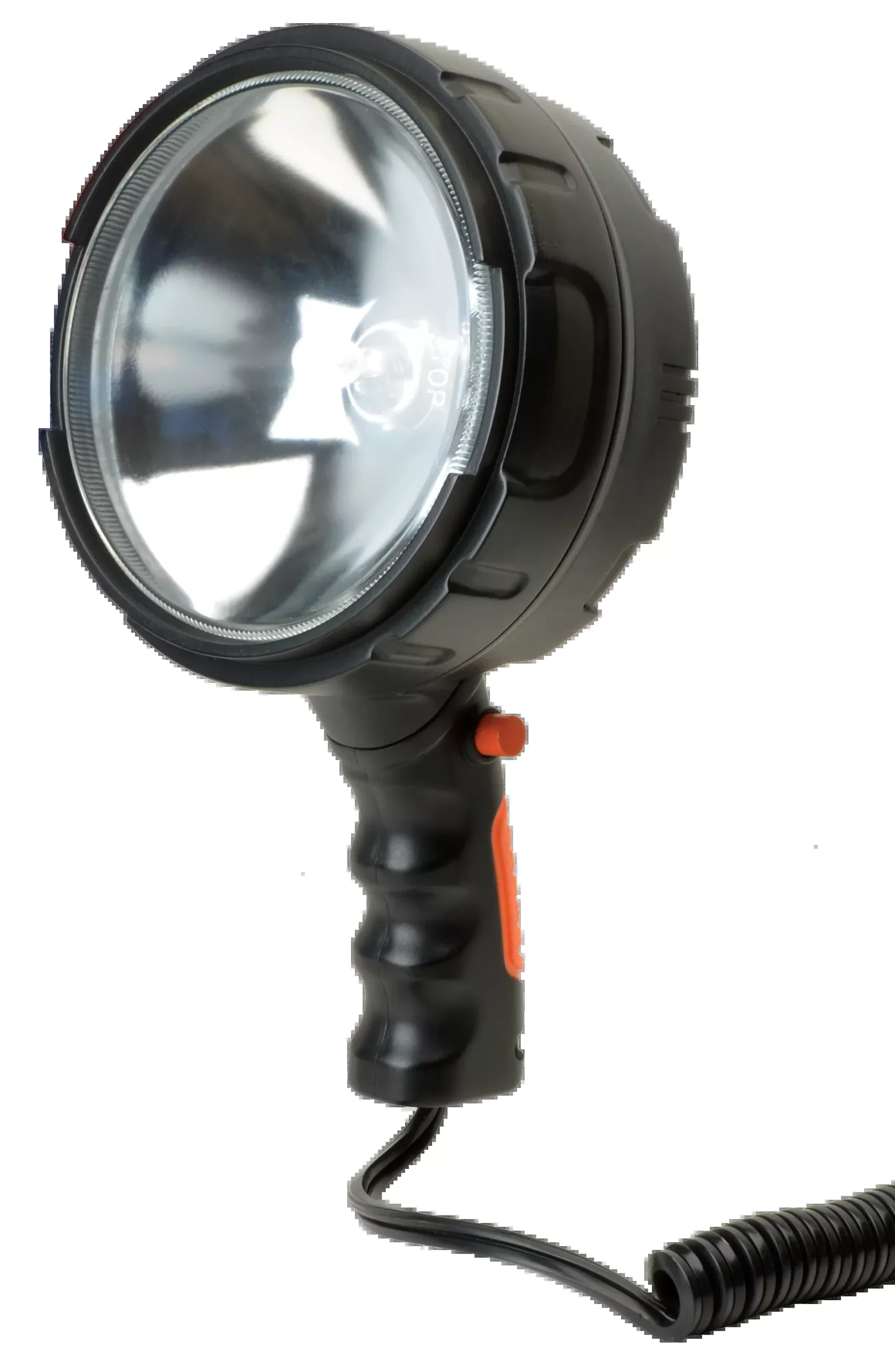 Cyclops Seeker-1500 Handheld Spotlight Halogen 12V Plug-In Polymer Black