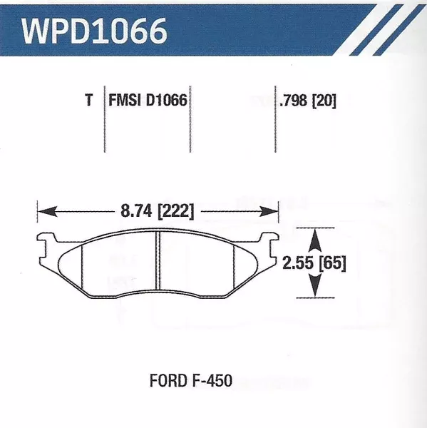 D1066T Disc Pad