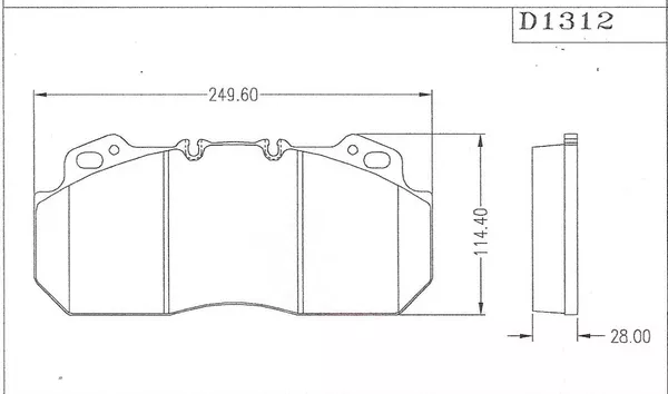 D1312-HP Disc Pad