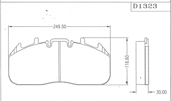 D1323-HP Disc Pad