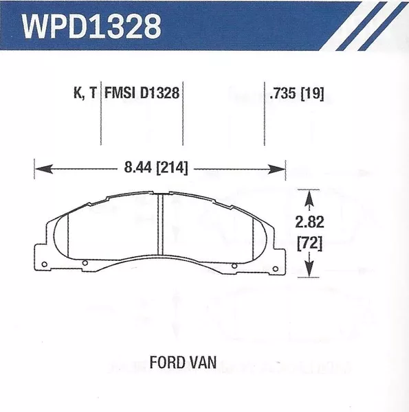 D1328T Disc Pad
