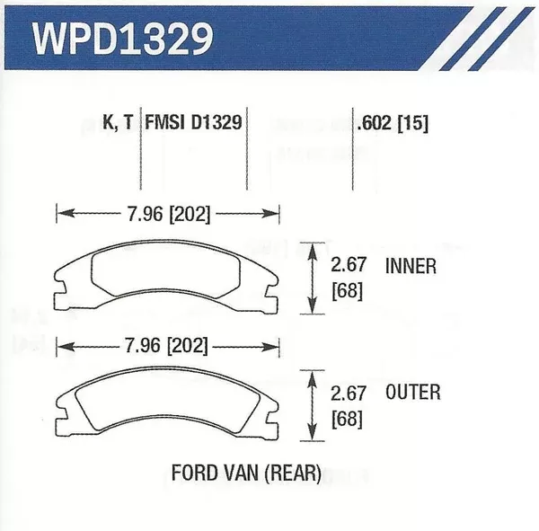 D1329K Disc Pad