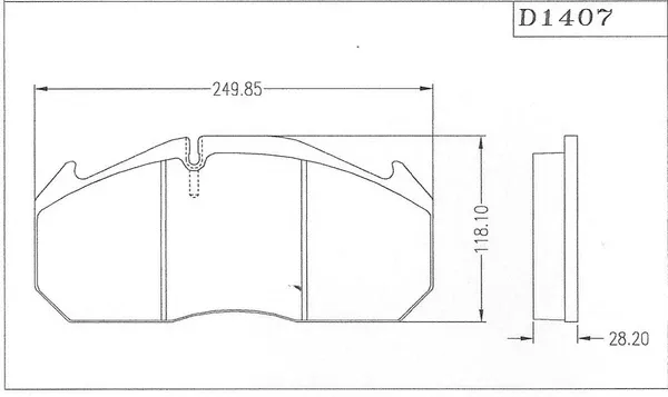 D1407-HP Disc Pad