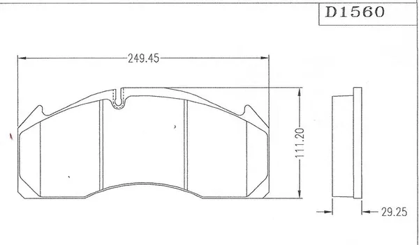 D1560-HP Disc Pad