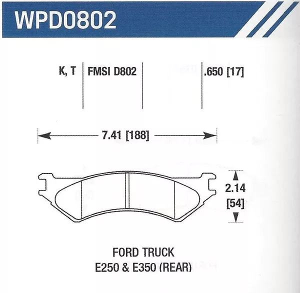 D802T Disc Pad