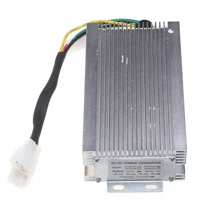 DC Converter 48V to 12V Step Down Reducer 30A 30amp 360W 0A~30A for Golf Cart EZOGO
