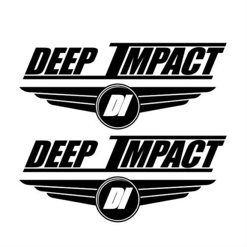 ” Deep Impact Genuine ” Boat Marine Decals (Set Of 2) – OEM New Oracle