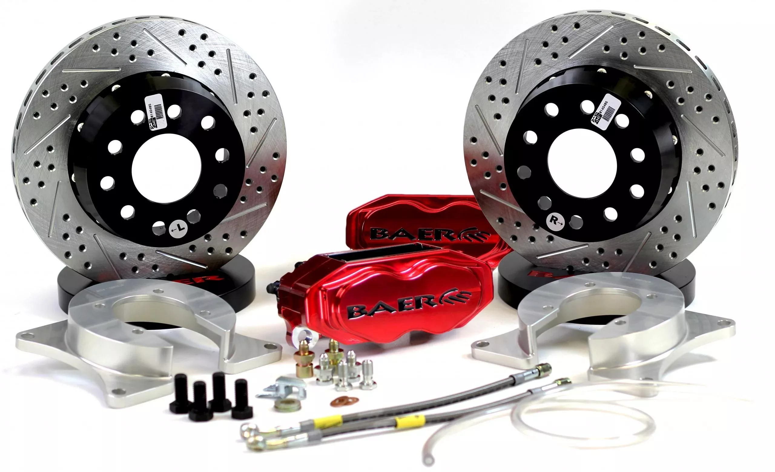 Deep Stage SS4+ Rear Bra ke System 15-Mustang