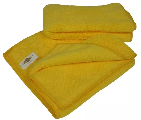 Detailer's Preference 16 x 16 in. 350 GSM Microfiber Dual Pile Terry Cloth Wash Towel – 2-pack
