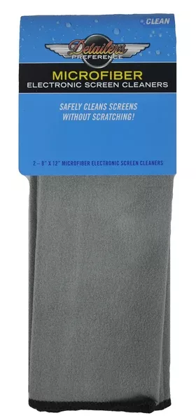 Detailer's Preference Microfiber Electronic Screen Cleaning Towels – 2-Pack