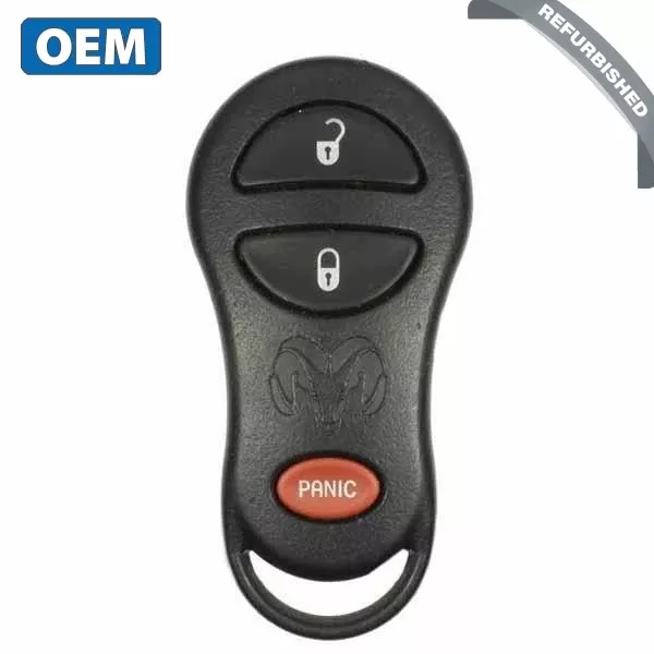 *Discontinued* 1997-2007 Dodge Durango / Ram / 3-Button FOB Keyless Entry Remote / PN: 56045497 / GQ43VT9T (OEM Refurb)