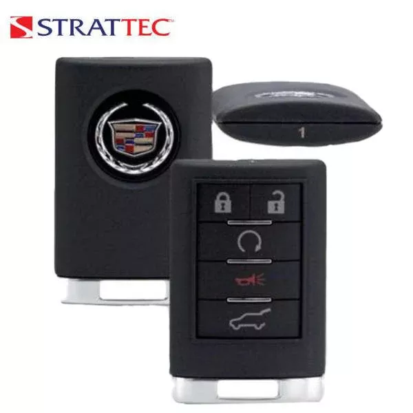 *Discontinued* 2007-2013 Cadillac CTS / 5-Button Key FOB / PN: 5923883 / OUC6000066 / Driver #1 (Strattec)