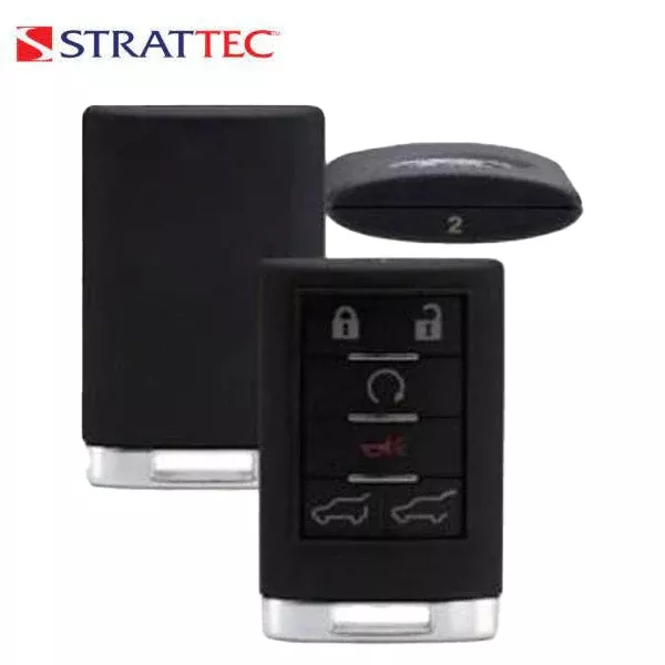 *Discontinued* 2007-2014 Cadillac Escalade / 6-Button Key FOB / PN: 5923888 / OUC60000223 / Driver #2 (Strattec)