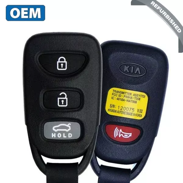 *Discontinued* 2010-2013 Kia Forte /4-Button Keyless Entry Remote / PN: 95430-1M100 / PINHA-T008 / (OEM Refurb)