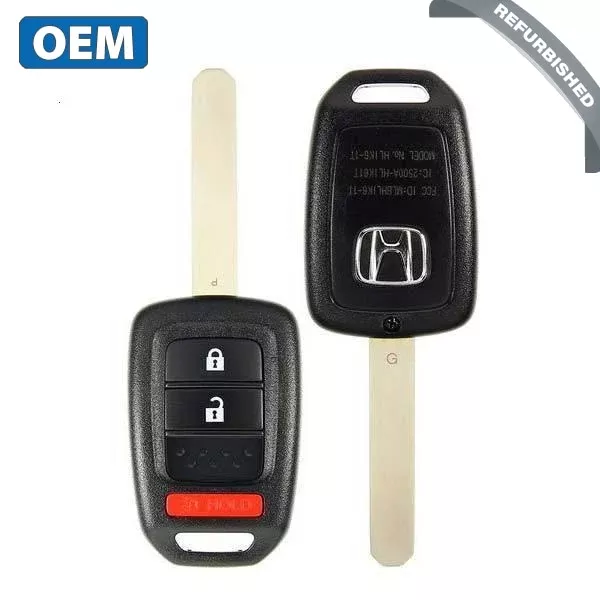 *Discontinued* 2013-2014 Honda CR-V Crosstour / 3-Button Remote Head Key / PN: 35118-TY4-A00 / MLBHLIK6-1T (OEM Refurb)