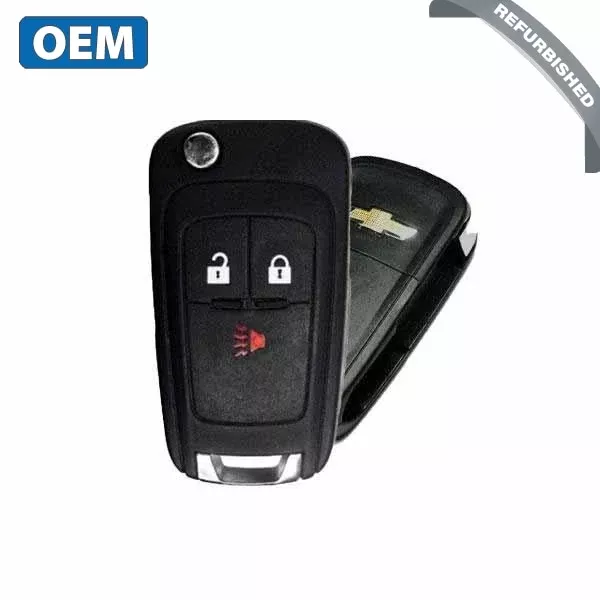 *Discontinued* 2013-2015 Chevrolet Spark / 3-Button Flip Key Remote / PN: 95233524 / A2GM3AFUS03 (OEM Refurb)