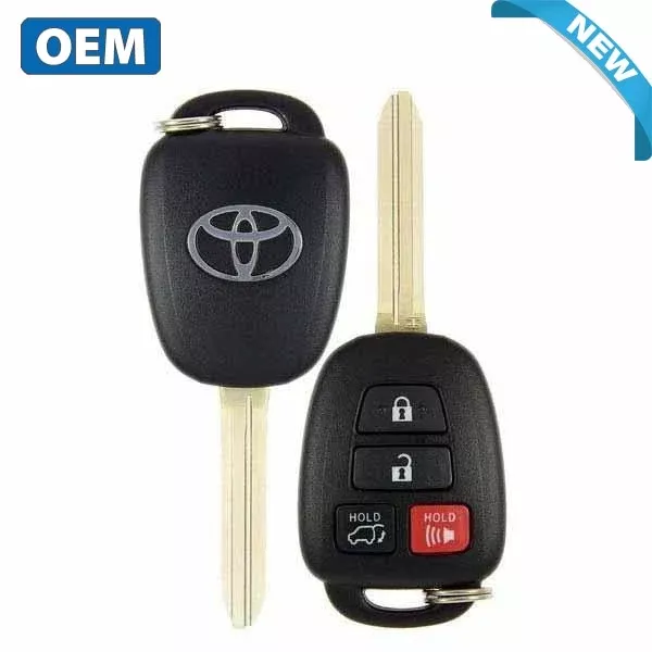 *Discontinued* 2013-2019 Toyota Rav4 Highlander Sequoia / 4-Button Remote Head Key / 89070-0R101 / GQ4-52T (H-Chip) (OEM)
