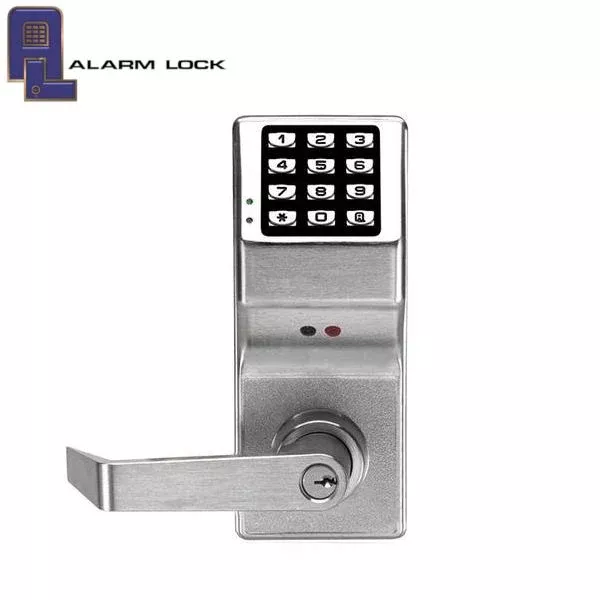 *Discontinued* Alarm Lock Trilogy - DL2800 - Digital Keypad Lever Set w/ Audit Trail - 26D - Satin Chrome
