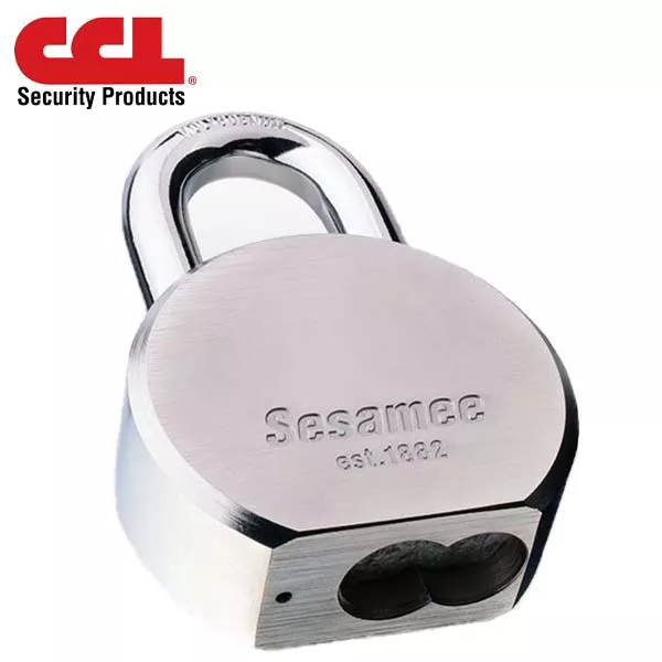 *Discontinued* CCL - 937 Sesamee Round Body Padlock for SFIC Core / Hardened Steel/ 93709