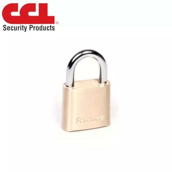 *Discontinued* CCL - K436 4-Dial Resettable Brass Body Padlock w/ Brass Internal Parts