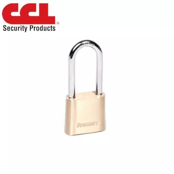 *Discontinued* CCL - K437 4-Dial Resettable Brass Body Padlock w/ Brass Internal Parts - Optional Shackle Material