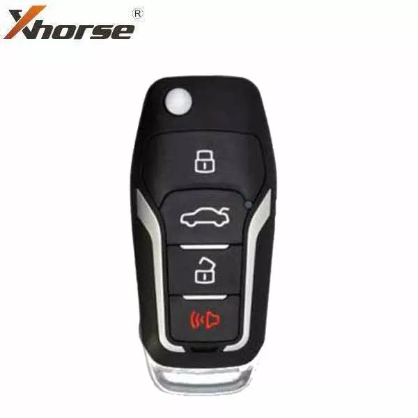 *Discontinued* Ford Style / 4-Button Universal Remote Key for VVDI Key Tool (Wired)