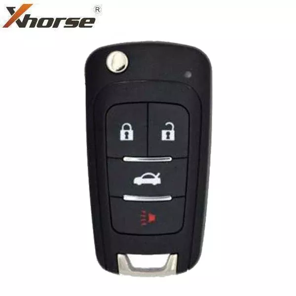 *Discontinued* GM Style / 4-Button Universal Remote Flip Key for VVDI Key Tool (Wireless)