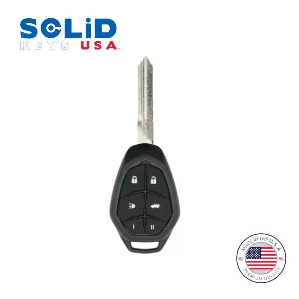 *Discontinued* Solid Keys USA - 2004-2017 Dodge Chrysler Jeep / OEM Replacement / 6-Button Head Key w/ Remote Start / Y157 - Y159