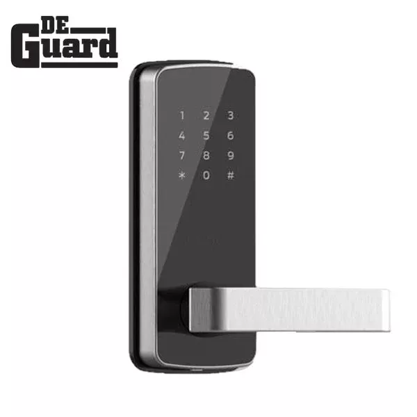 *Discontinued* Touchscreen Bluetooth Lever Set (Satin Silver) w/ Phone App -Right Handed