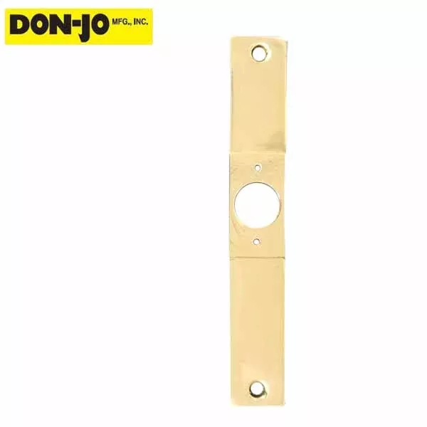 Don-Jo - Mortise Conversion Plate - Gold Brass (CV-86-BP)