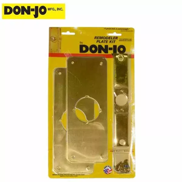 Don-Jo - Mortise Remodeler Kit #109 - 605 - Gold / Brass (RPK-109-605)