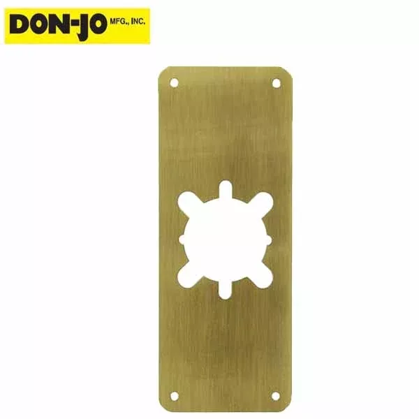 Don-Jo - Remodeler Plate - #13509-2 - 605 - Gold / Brass (RP-13509-605-2)