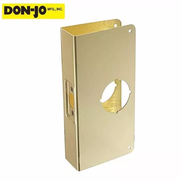 Don-Jo - Wrap Around - #200 - 2-3/4" - Thicker Doors - Gold (200-PB-CW)