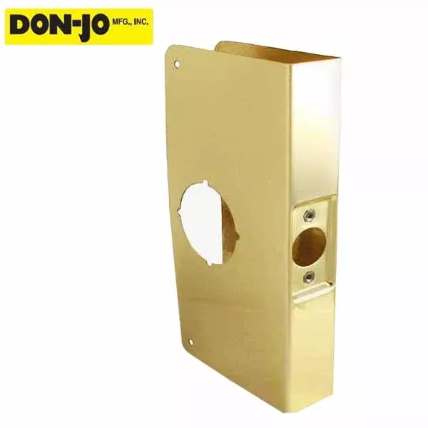 Don-Jo - Wrap Around - #4 - 2-3/4" - 1-3/4" Doors - Gold (4-PB-CW)