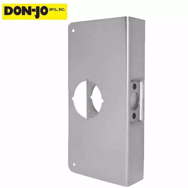 Don-Jo - Wrap Around - #4 - 2-3/4" - 1-3/4" Doors - Silver (4-S-CW)