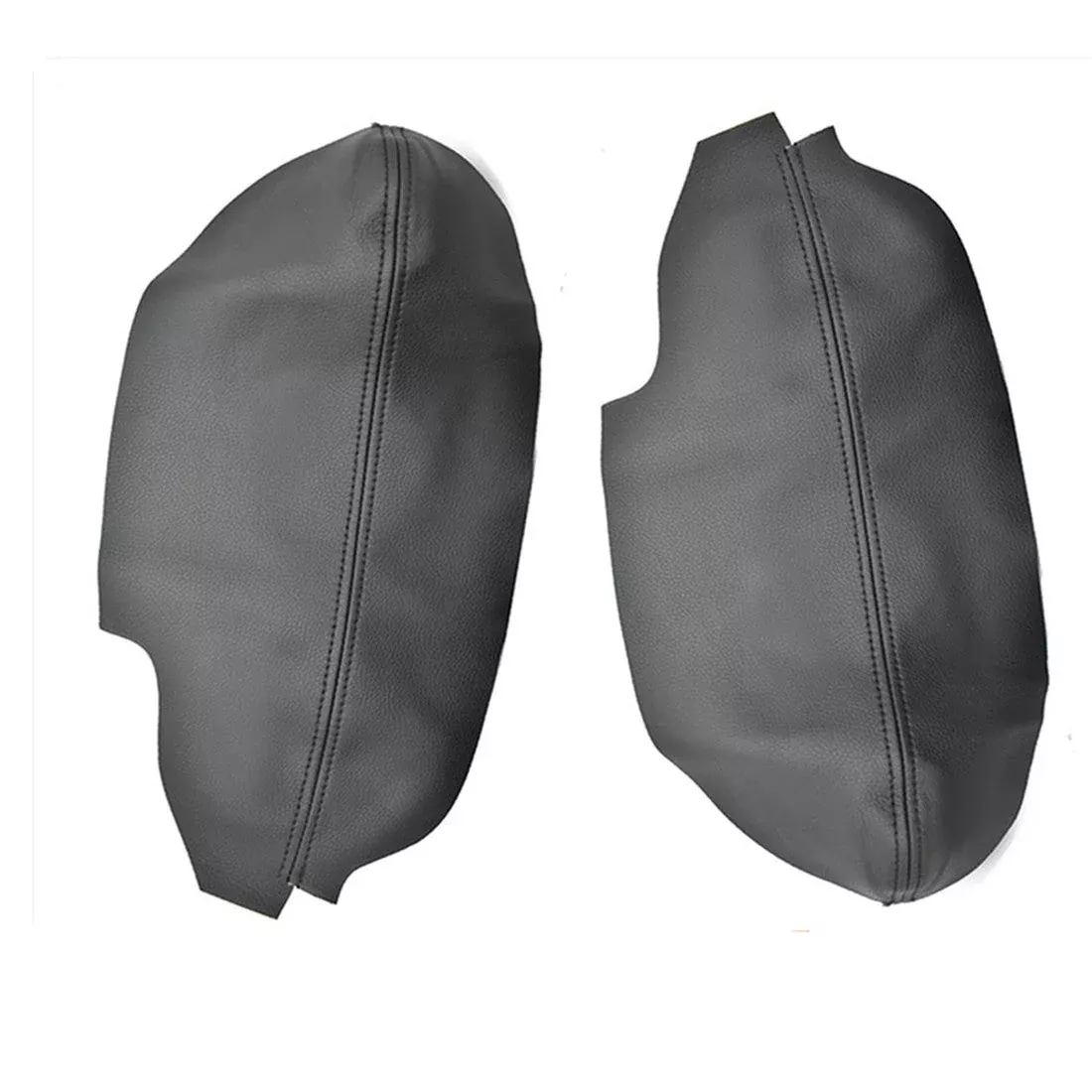 Door Panel Armrest Cover Skin PVC Leather for Acura TSX 2009-2014 Black