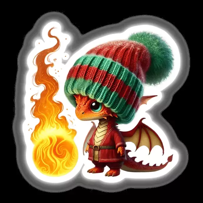 Dragon Gnome with Fireball