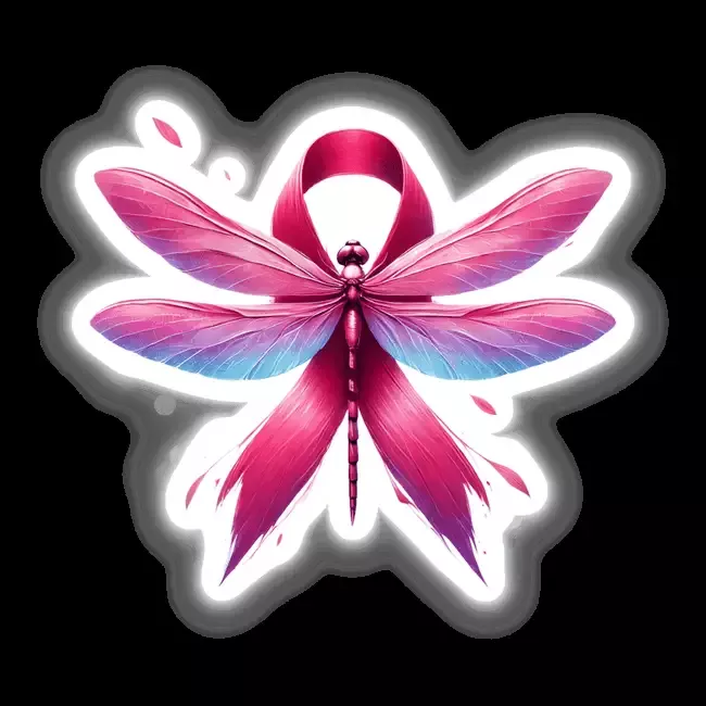 Dragonfly Pink Ribbon Breast Cancer