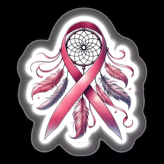Dream Catcher Pink Ribbon Breast Cancer