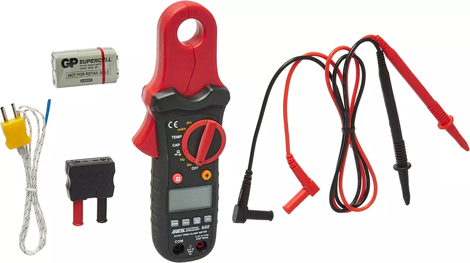 Electronic Specialties Inc. 688 Premium True RMS Low Current Clamp Meter