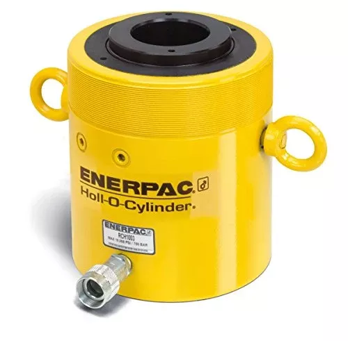 Enerpac RCH-603 Single-Acting Hollow-Plunger Hydraulic Cylinder with 60 Ton Capacity, Single Port, 3.00" Stroke Length