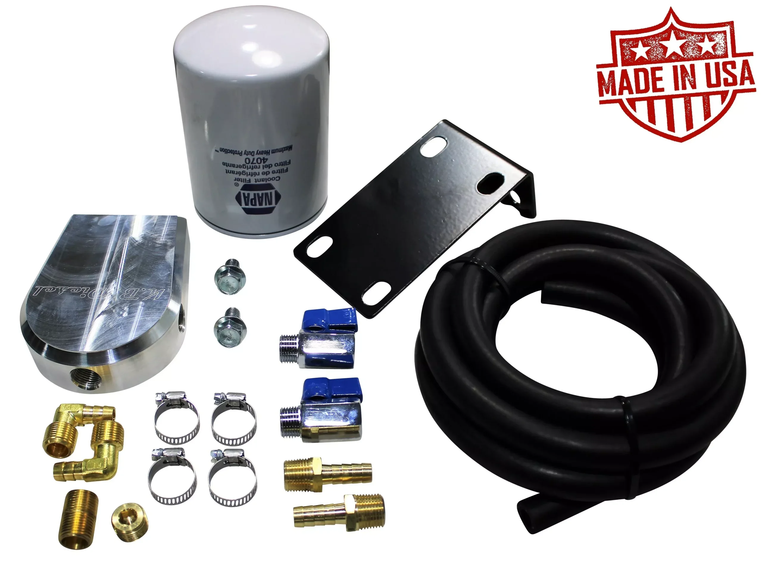 Engine Coolant Filter Kit for 2007.5-2018 6.7l Dodge Cummins