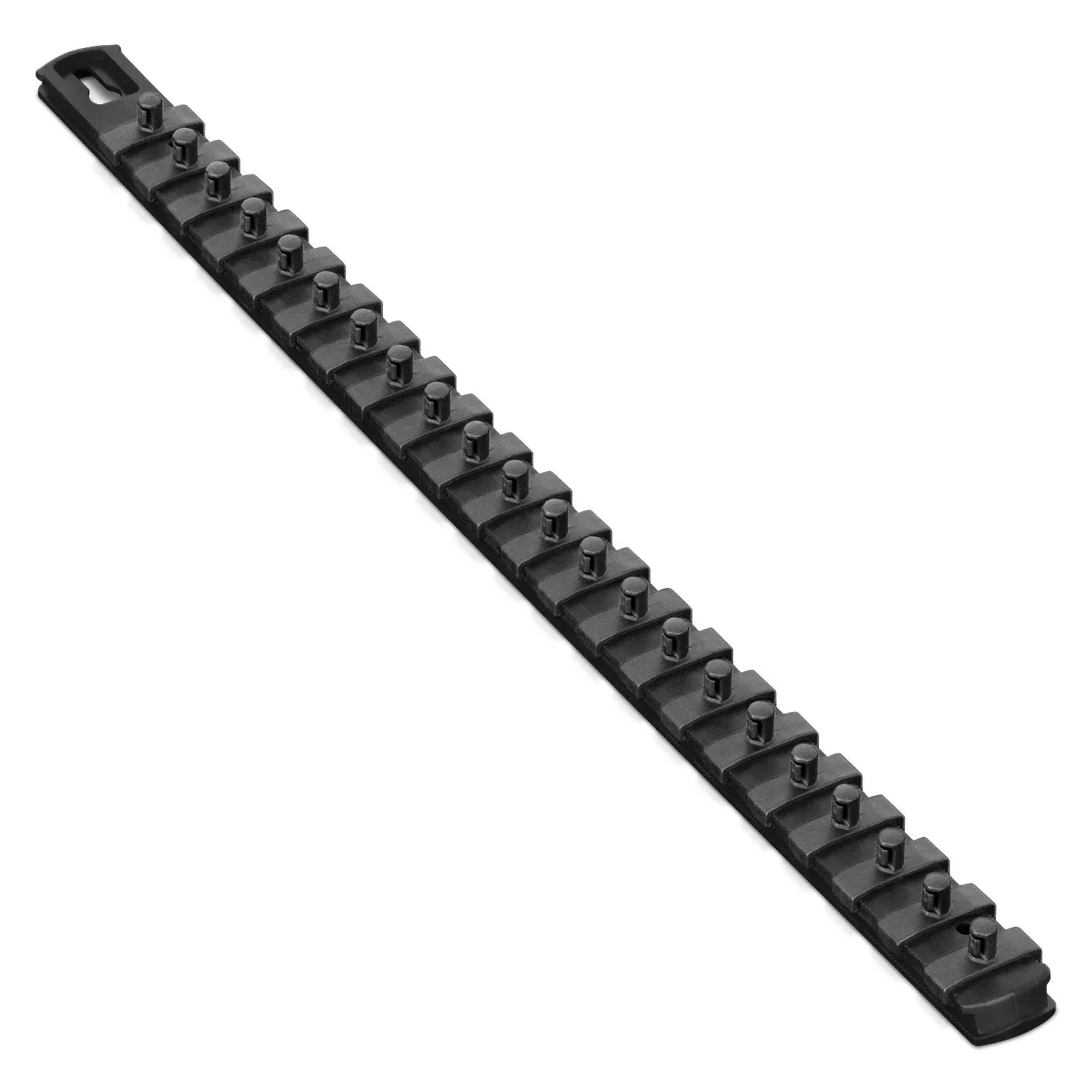 Ernst 8420 1/4" Drive DURA-PRO Twist Lock Socket Organizer Rail BLACK