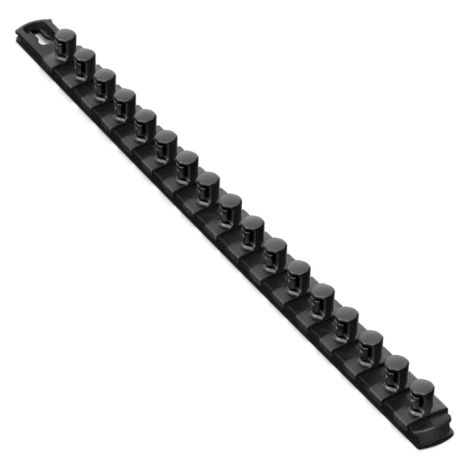 Ernst 8422 1/2" Drive DURA-PRO Twist Lock Socket Organizer Rail BLACK